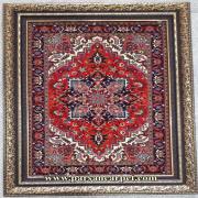 تابلو فرش چاپی طرح فرش سنتی قرمز – تابلو فر ش کد 282